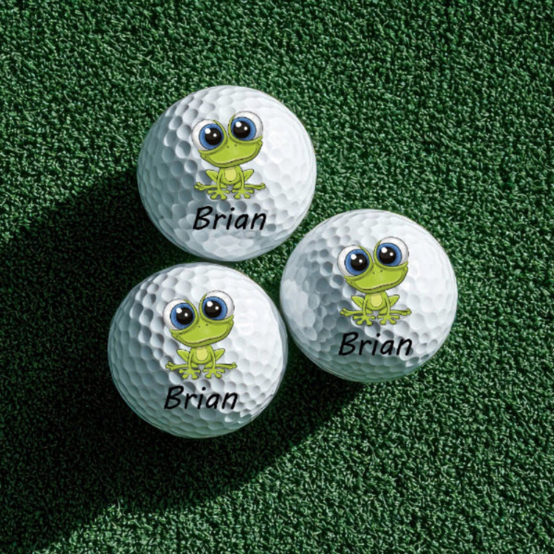 Personalized Golf Balls - Srixon Ultisoft Sleeve - Frog