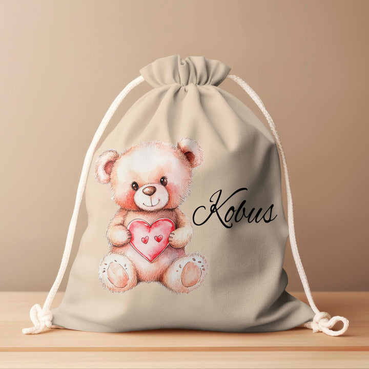 Personalized Drawstring Bag - Bears