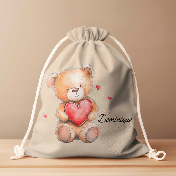 Personalized Drawstring Bag - Bears