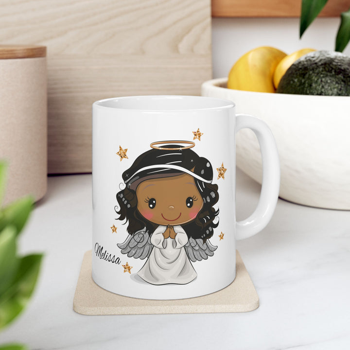 Personalized Enamel or Ceramic Mug - Angels