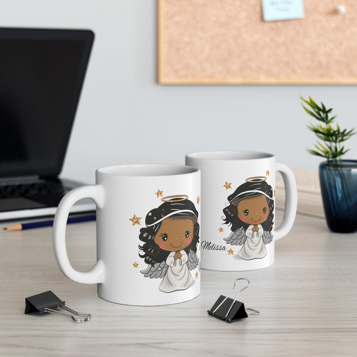 Personalized Enamel or Ceramic Mug - Angels