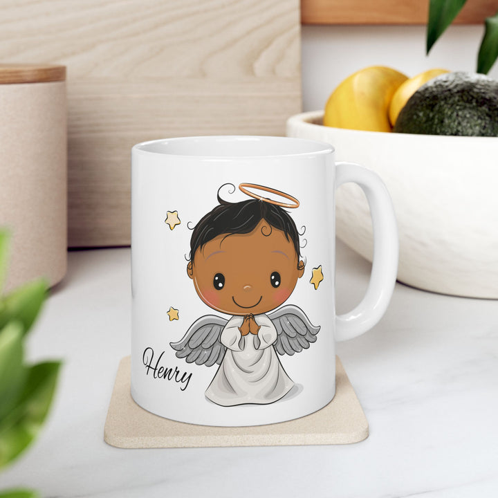 Personalized Enamel or Ceramic Mug - Angels