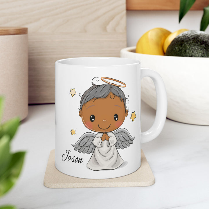 Personalized Enamel or Ceramic Mug - Angels