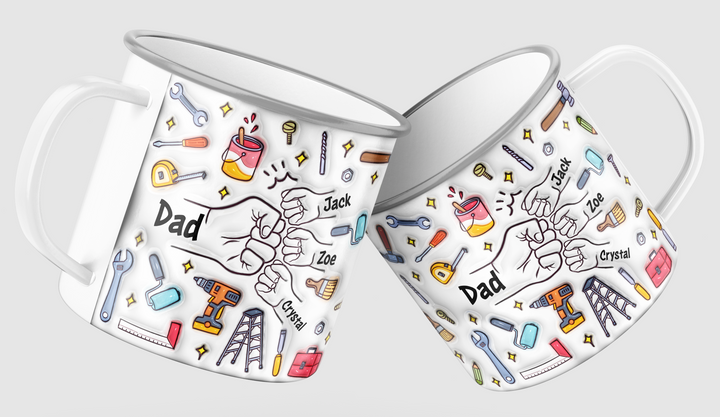 Personalized Mug - Dad Fist Bump