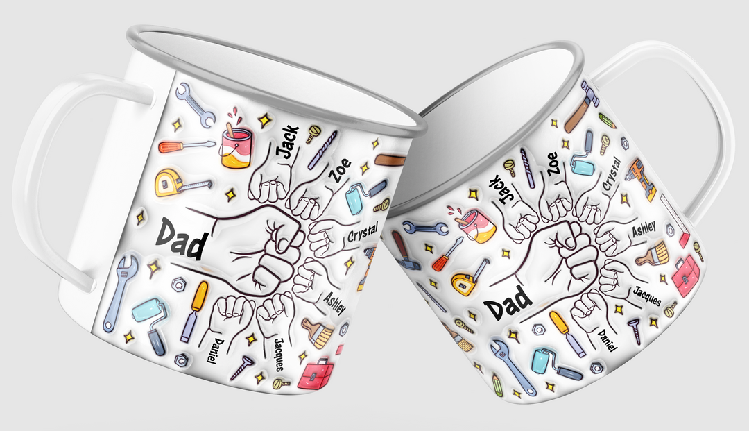 Personalized Mug - Dad Fist Bump