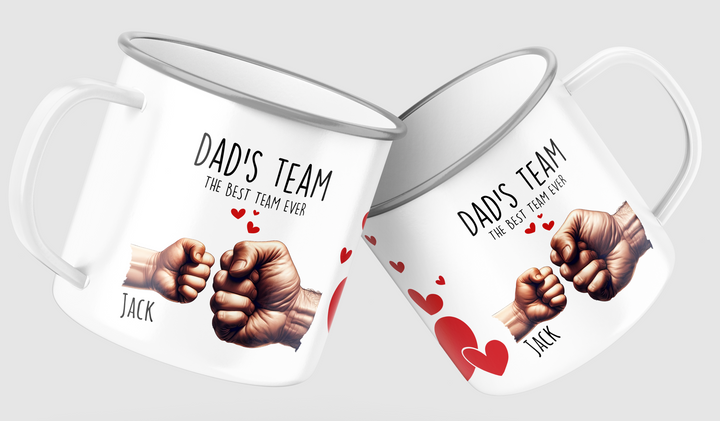 Personalized Mug - Dad's Team