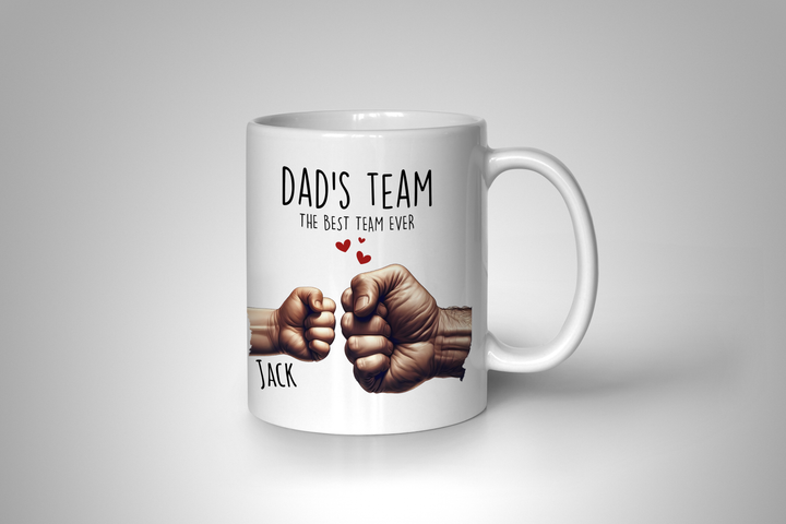 Personalized Mug - Dad's Team