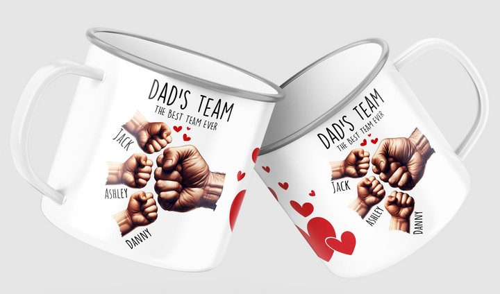 Personalized Mug - Dad's Team