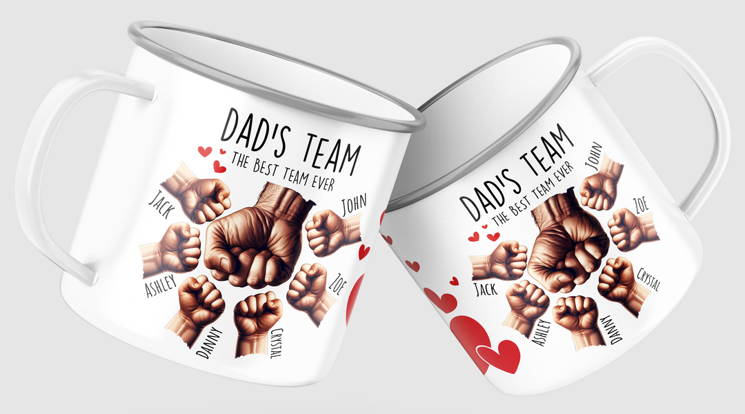 Personalized Mug - Dad's Team