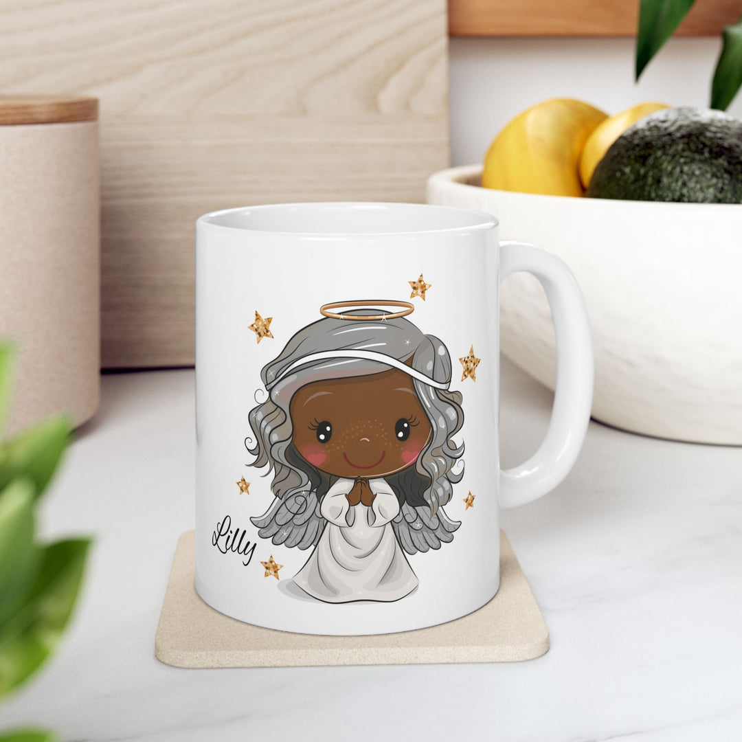 Personalized Enamel or Ceramic Mug - Angels