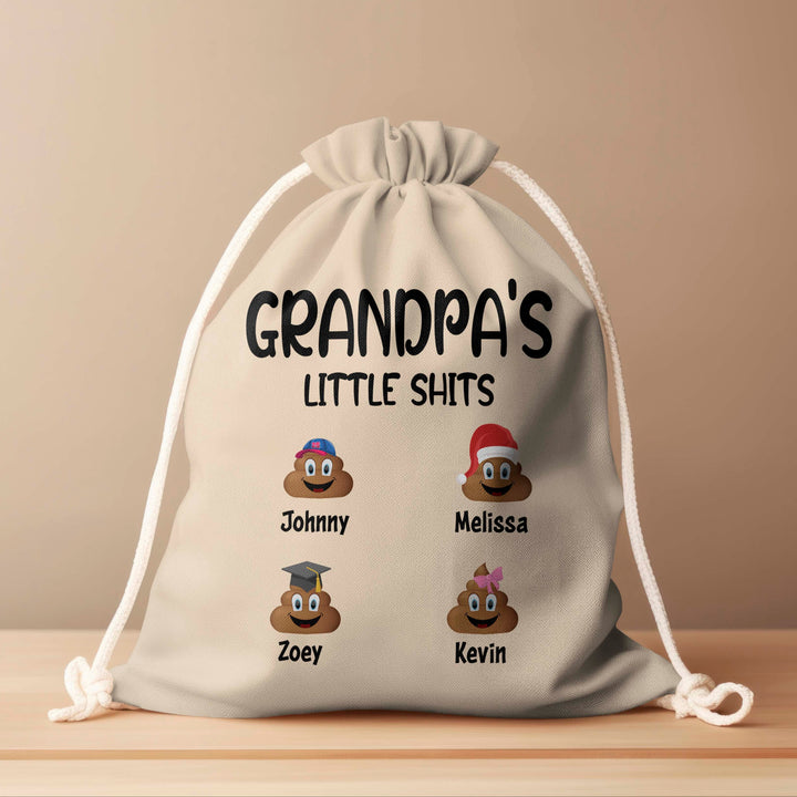 Personalized Drawstring Bag - Little $h%ts