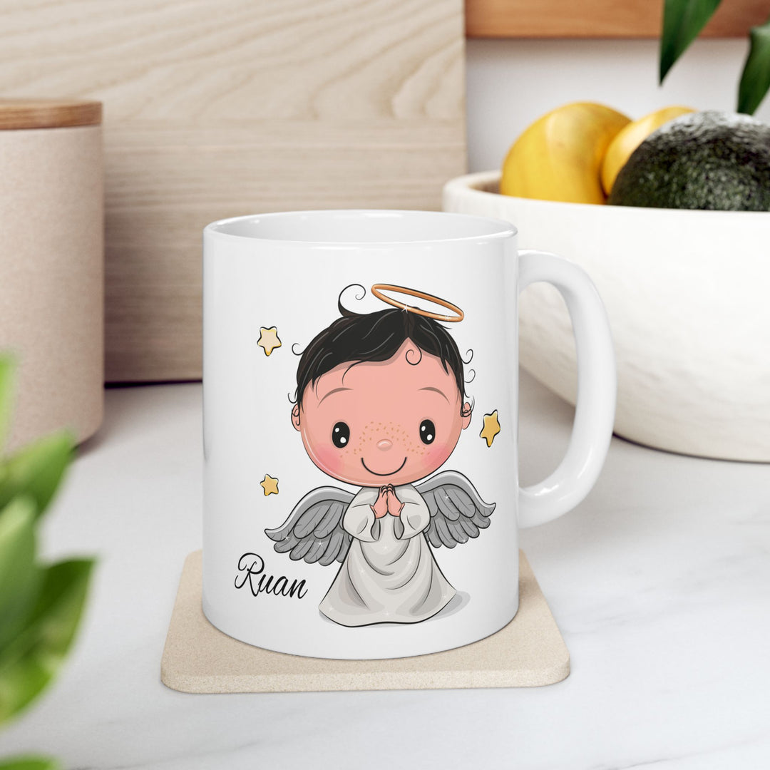 Personalized Enamel or Ceramic Mug - Angels