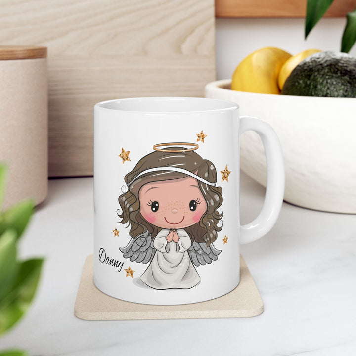 Personalized Enamel or Ceramic Mug - Angels