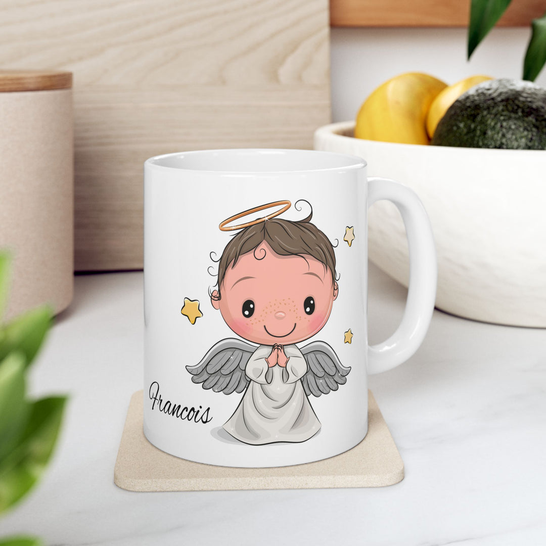 Personalized Enamel or Ceramic Mug - Angels