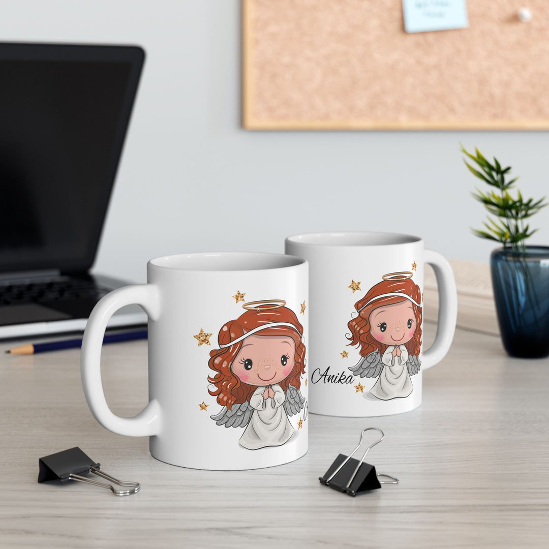 Personalized Enamel or Ceramic Mug - Angels