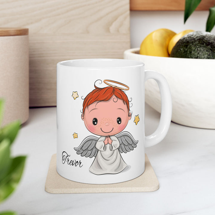 Personalized Enamel or Ceramic Mug - Angels